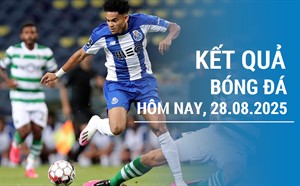 Kết quả bóng đá hôm nay 28/08/2025 - KQBĐ đêm qua rạng sáng nay
