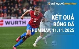 Kết quả bóng đá hôm nay 11/11/2025 - KQBĐ đêm qua rạng sáng nay